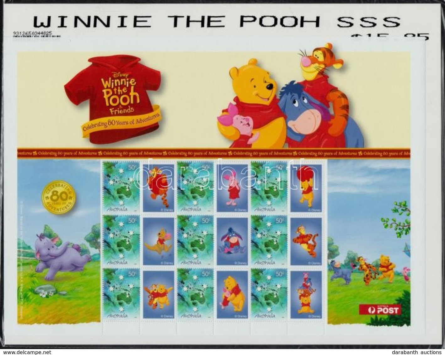 ** 2005 Micimackó Kisív,
Winnie-the-Pooh Minisheet - Other & Unclassified