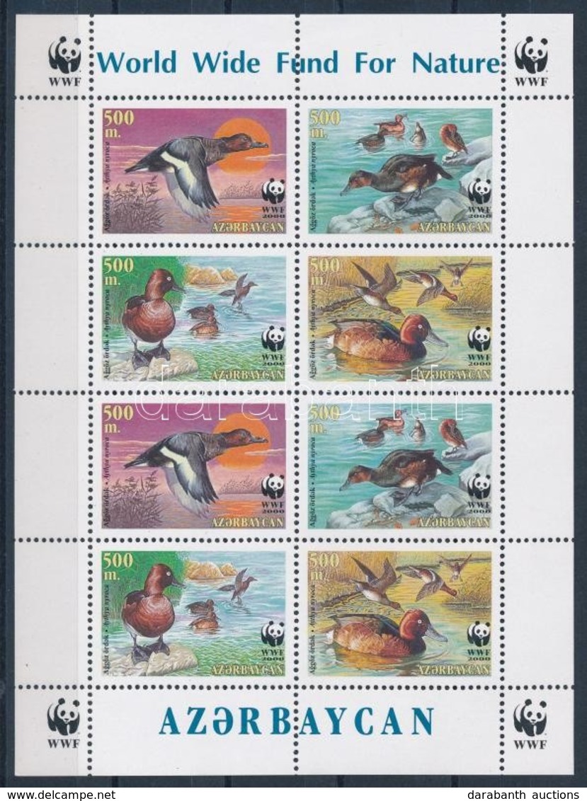 ** 2000 WWF: Madarak Kisív Mi 474-477 - Other & Unclassified