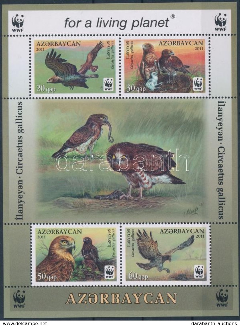 ** 2011 WWF: Sas Kisív Mi 893 IA-896 IA - Other & Unclassified