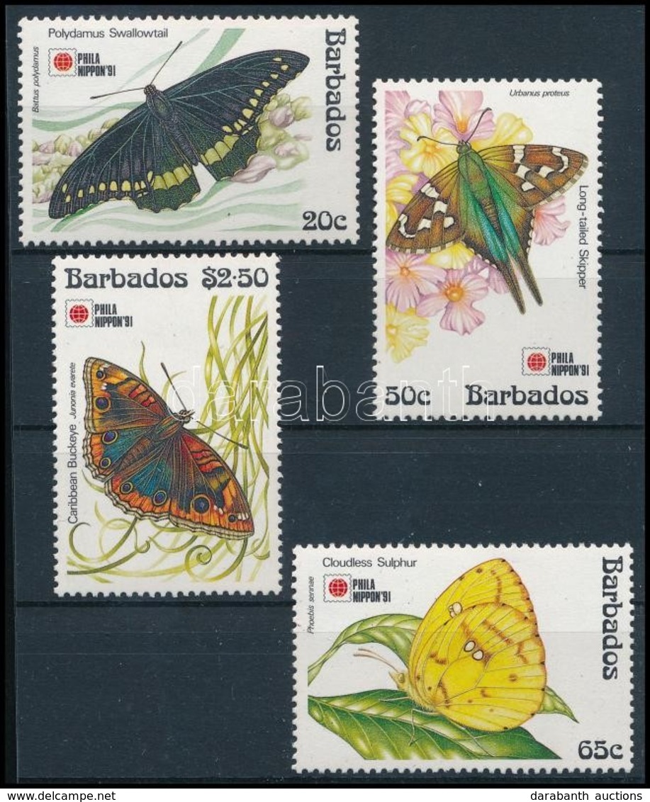 ** 1991 International Stamp Exhibition, Tokio Butterfly Set
Mi 782-785 - Otros & Sin Clasificación