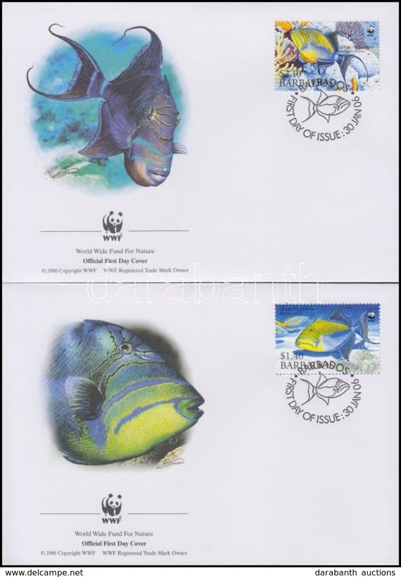 2006 WWF: Halak Sor 4 Db FDC-n Mi 1119-1122 - Other & Unclassified