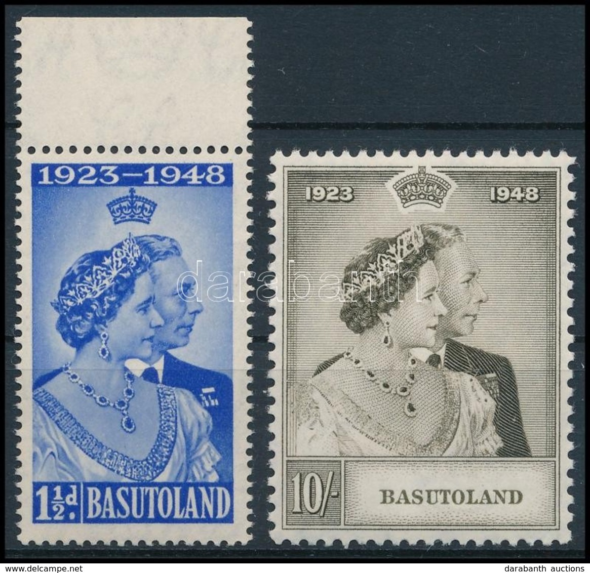 ** 1948 Ezüstlakodalom Sor,
Silver Wedding Set
Mi 39-40 - Autres & Non Classés