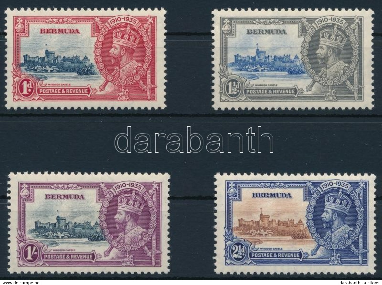 * 1935 V. György Jubileuma Sor,
George V's Jubilee Set
Mi 85-88 - Altri & Non Classificati