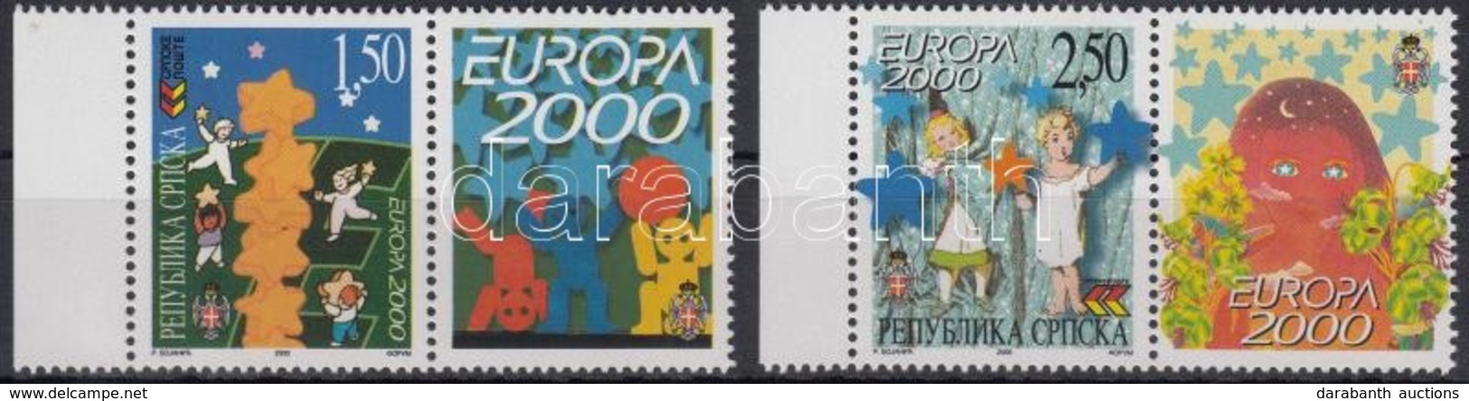 ** 2000 Európa Szelvényes Sor Mi 167-168 - Other & Unclassified