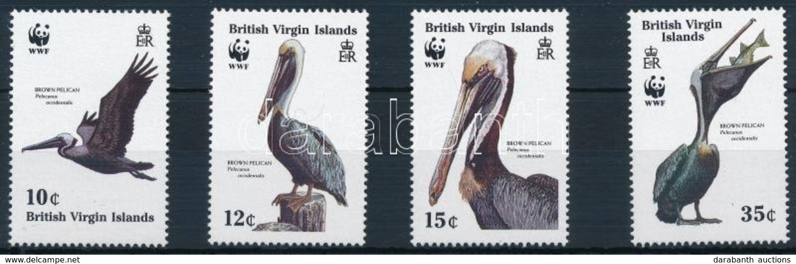 ** 1988 WWF: Madár Sor,
WWF: Bird
Mi 637-640 - Other & Unclassified