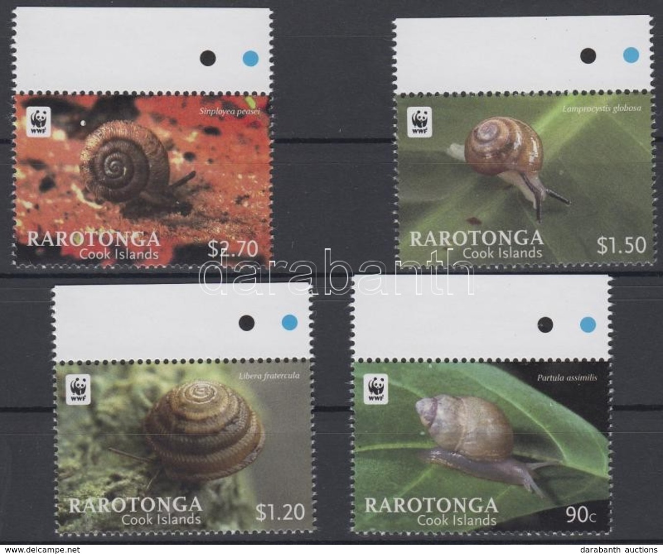 ** 2012 WWF Csigák Sor Mi 43-46 - Other & Unclassified