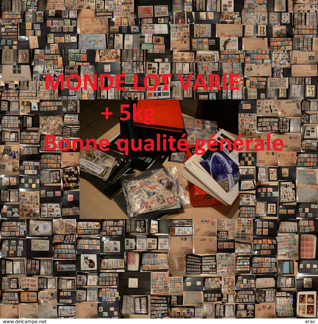 DESTOCKAGE + 5 Kg - Albums Et Cartes D'envois - Lot Varié Du Monde - 250 Photos - Collections (en Albums)