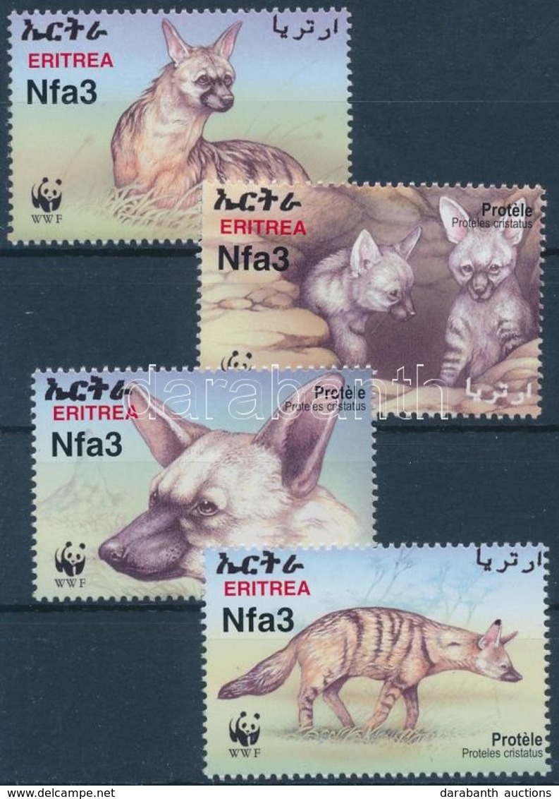 ** 2001 WWF Hiénák Sor + 4 FDC Mi 254-257 - Other & Unclassified