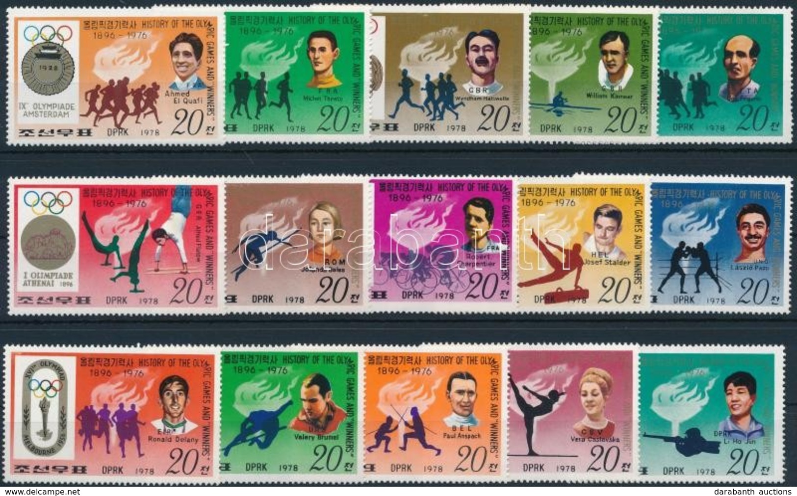 ** 1978 Olimpiai Játékok Sor Mi 1760-1774 - Autres & Non Classés