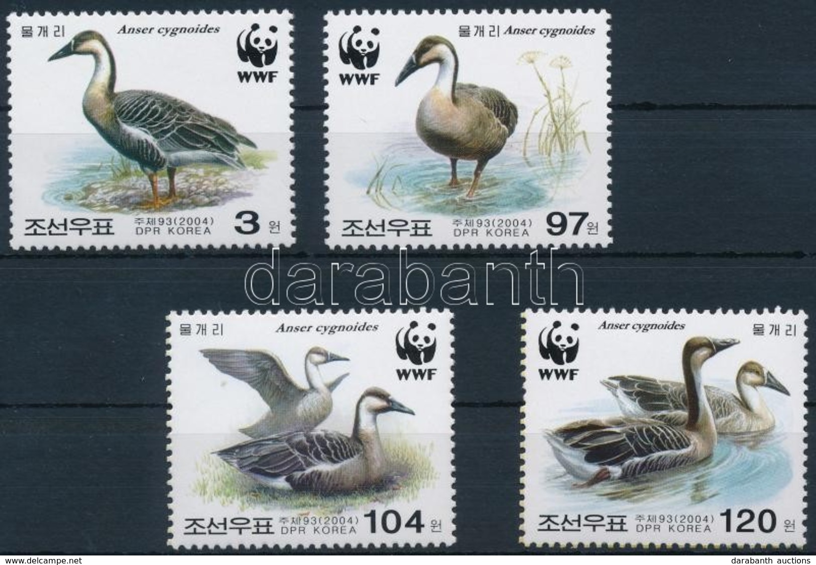 ** 2004 WWF : Kínai Hattyúlúd Sor Mi 4823-4826 - Other & Unclassified