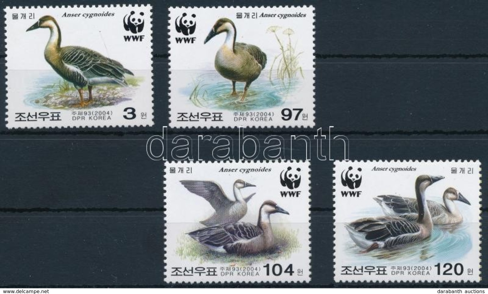 ** 2004 WWF: Kínai Hattyúlúd Sor Mi 4823-4826 - Other & Unclassified