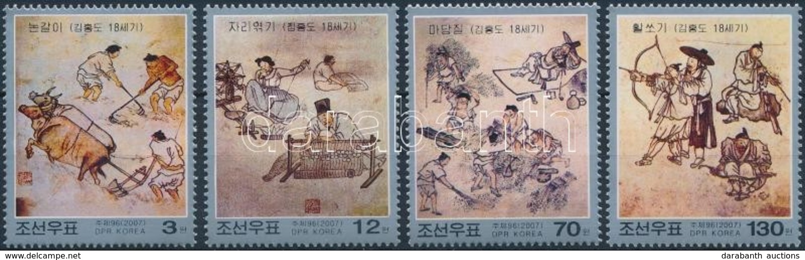 ** 2009 Festmény Sor,
Art Set
Mi 5277-5280 - Other & Unclassified