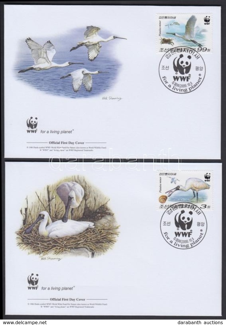 2009 WWF: Kanalasgémek 3 Db FDC Mi 5495-5497 - Otros & Sin Clasificación