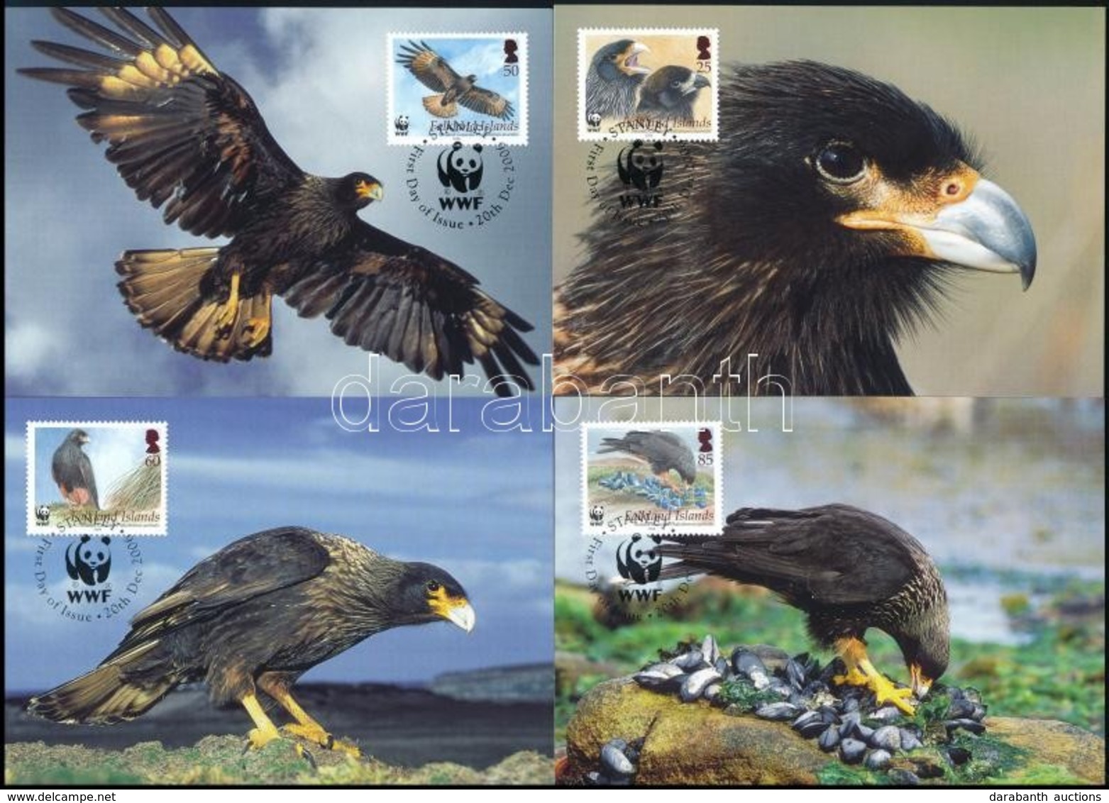 2006 WWF: Tűzföldi Karakara Sor 4 CM Mi 976-979 - Other & Unclassified