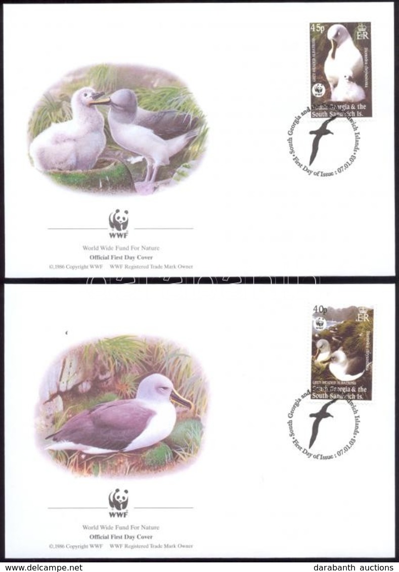 2003 WWF Albatrosz Sor 4 FDC Mi 357-360 - Other & Unclassified