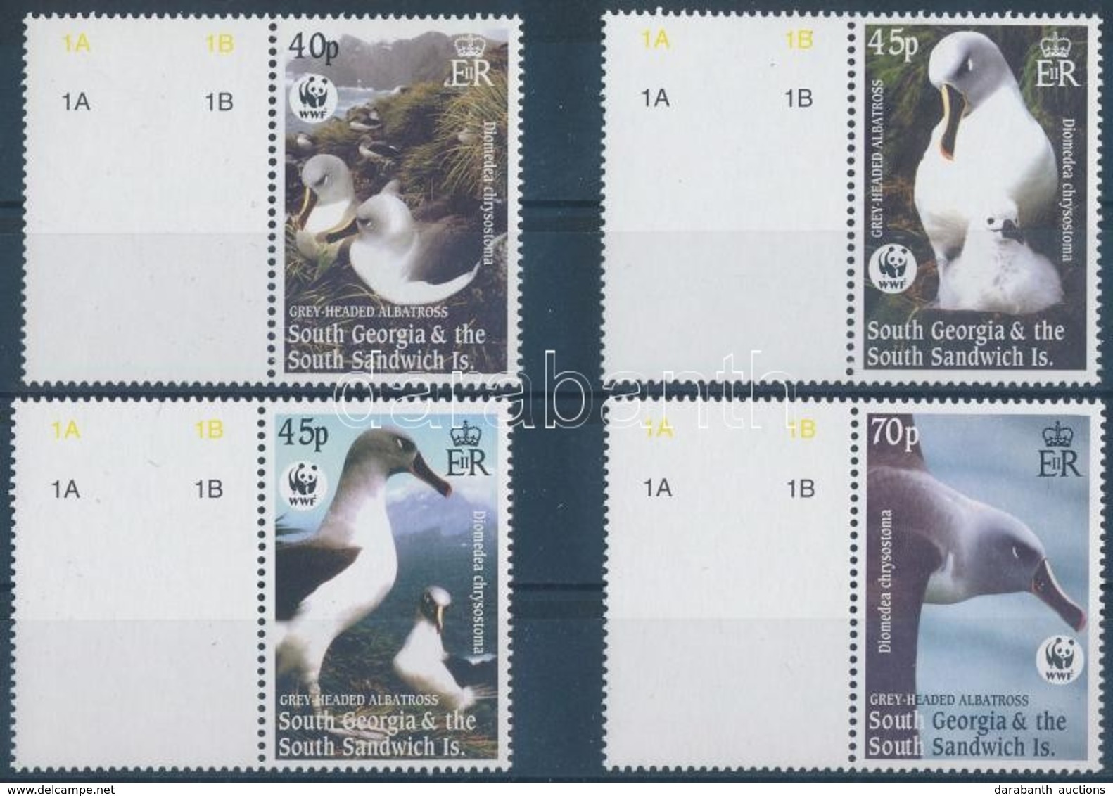 ** 2003 WWF: Albatrosz Szelvényes Sor  Mi  357 - 360 - Other & Unclassified