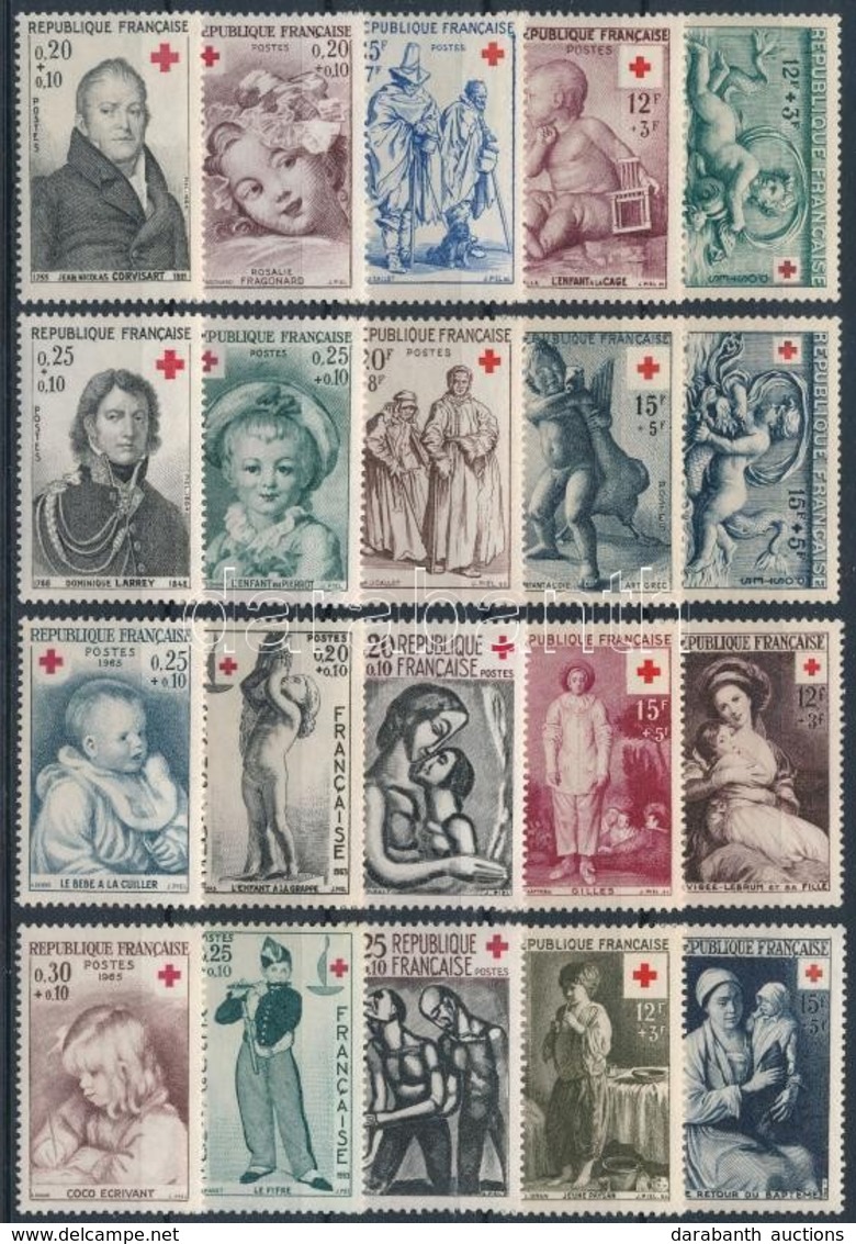 ** 1952-1986 Vöröskereszt összeállítás, 20 évfolyam (Mi EUR 69,80) - Otros & Sin Clasificación