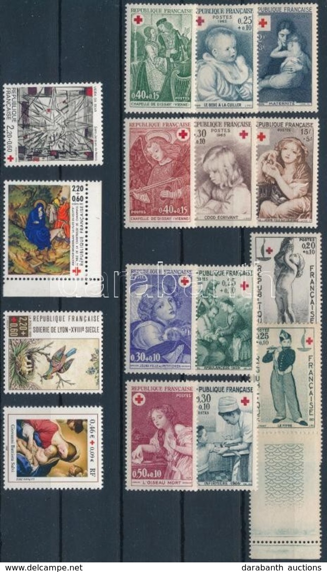 ** 1954-2002 10 évfolyam Vöröskereszt (Mi EUR 36,30) - Otros & Sin Clasificación