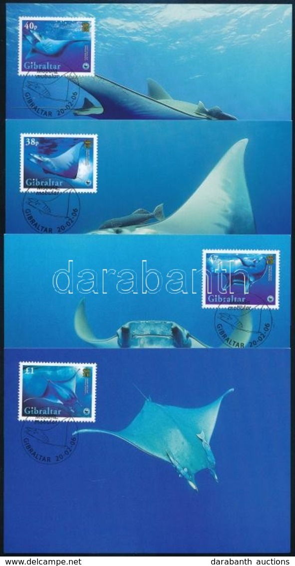 2006 WWF: Óriás Rája Sor 4 Db CM Mi 1150-1153 - Other & Unclassified