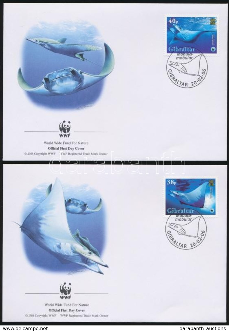 2006 WWF: Ördögrájafélék Sor Párokban + 4 Db FDC Mi 1150-1153 - Sonstige & Ohne Zuordnung