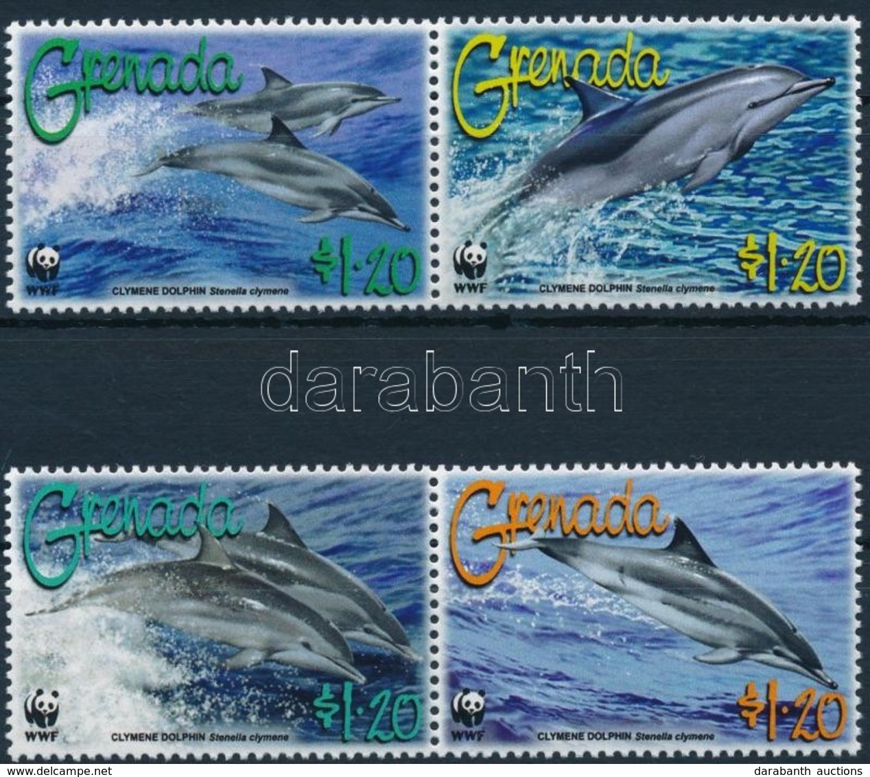 ** 2007 WWF: Delfin Sor Párokban Mi 5925-5928 - Autres & Non Classés