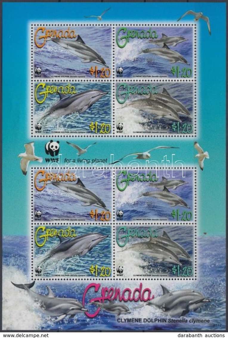 ** 2007 WWF: Delfinek Kisív Mi 5925-5928 - Sonstige & Ohne Zuordnung