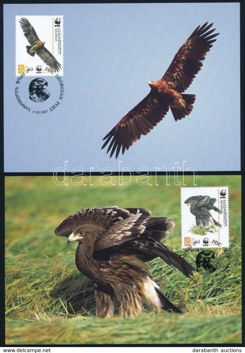 2007 WWF: Fekete Sas Sor 4 Db CM-en Mi 527-530 - Sonstige & Ohne Zuordnung