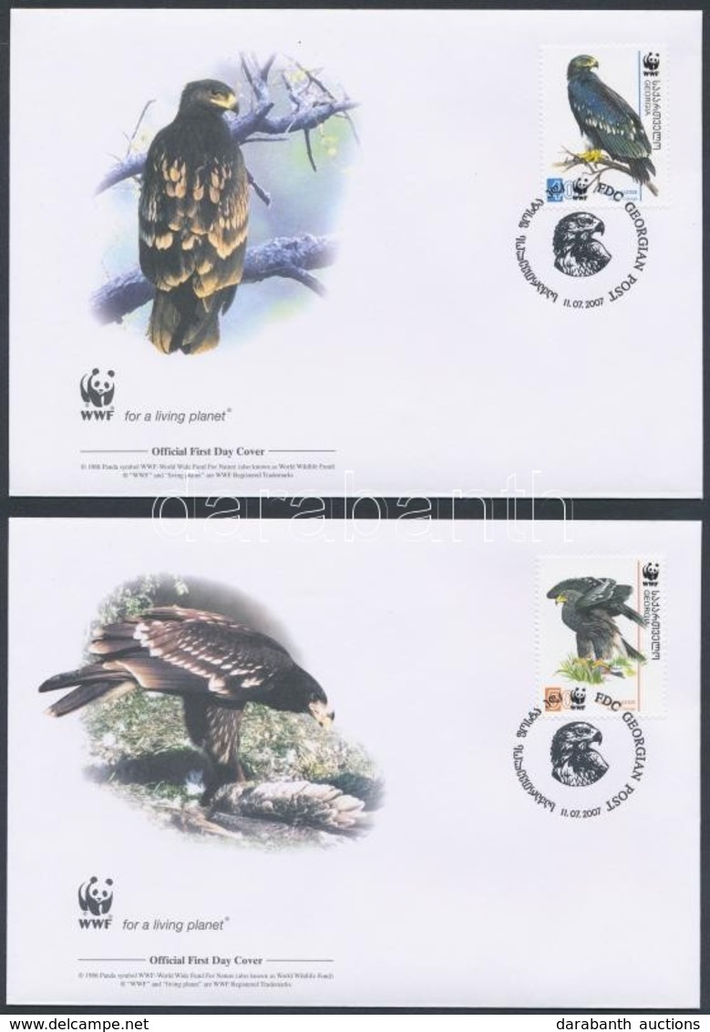 2007 WWF: Sasok Sor 4 Db FDC-n Mi 527-530 - Otros & Sin Clasificación