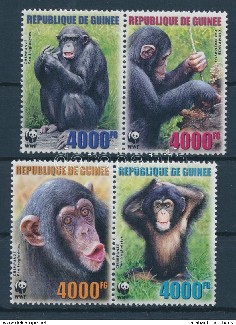 ** 2006 WWF Csimpánzok Sor Mi 4222- 4225 - Other & Unclassified