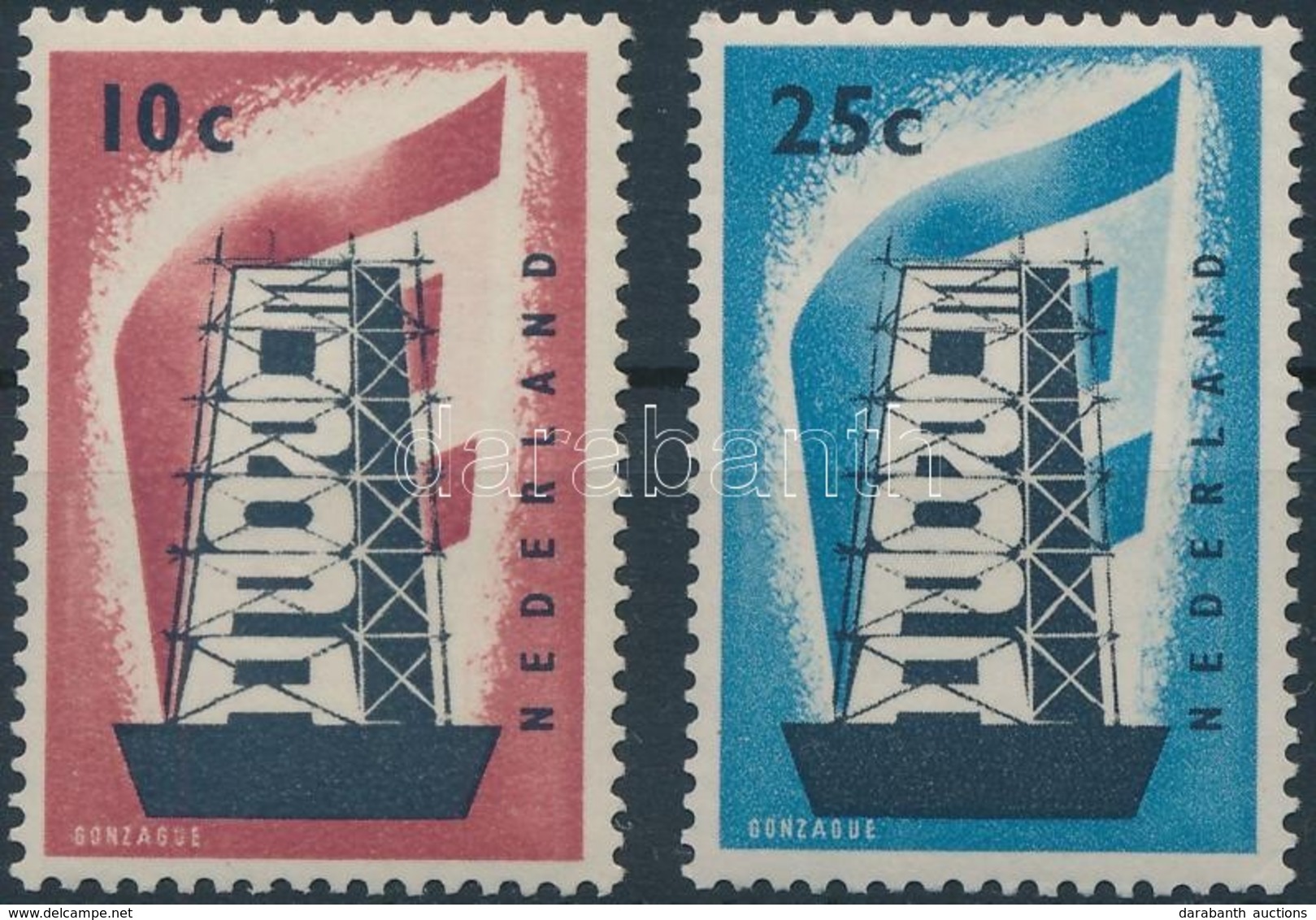 ** 1956 Európa Sor,
Europa Set
Mi 683-684 - Other & Unclassified