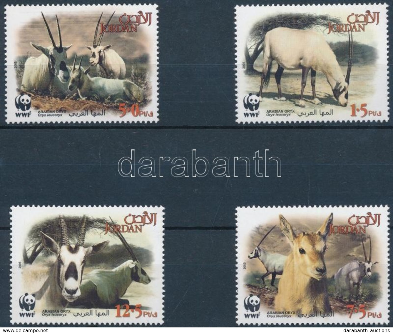 ** 2005 WWF: Fehér Oryx Sor Mi 1858-1861 - Autres & Non Classés
