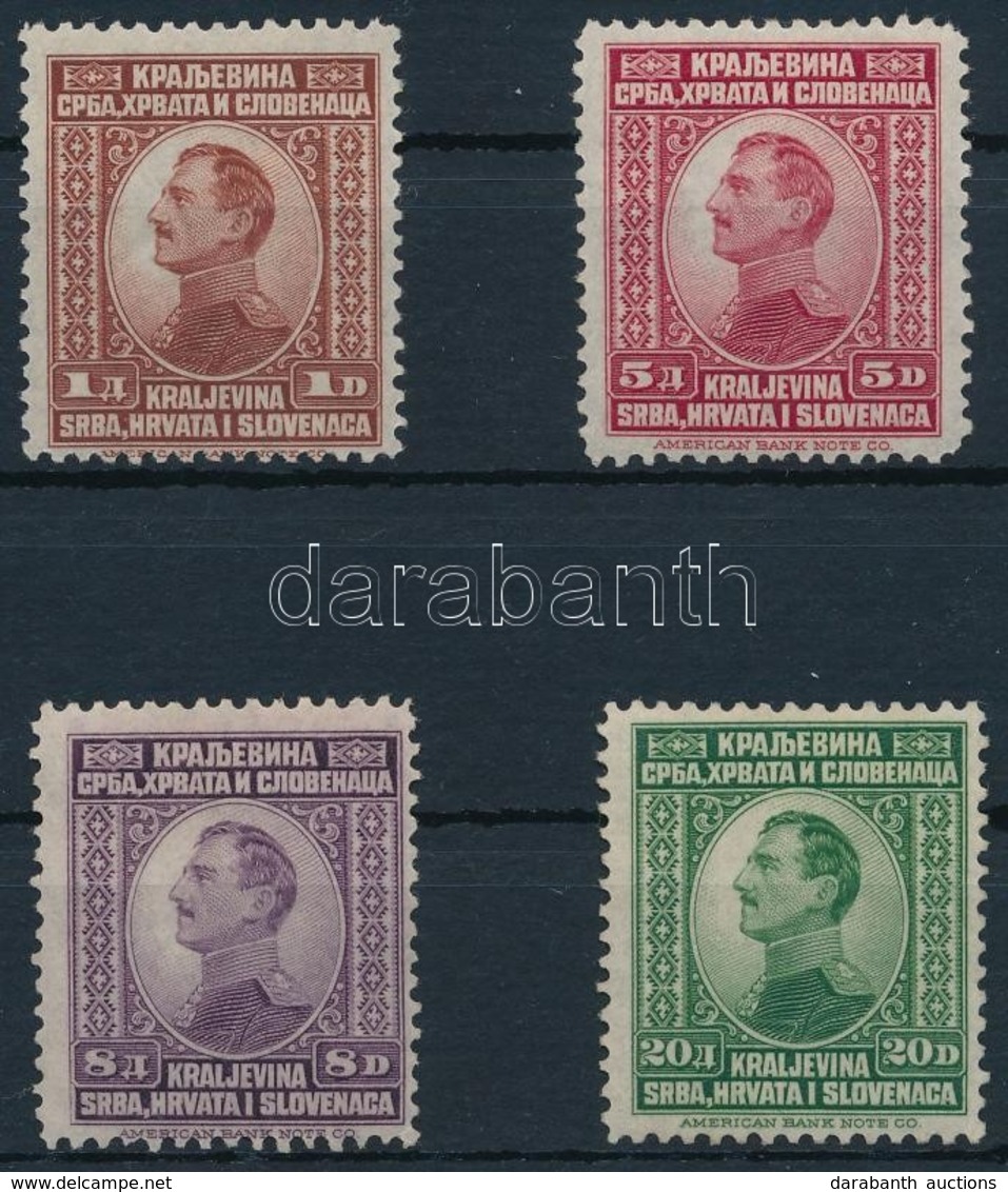 ** 1923 Forgalmi Sor Mi 169-172 - Other & Unclassified