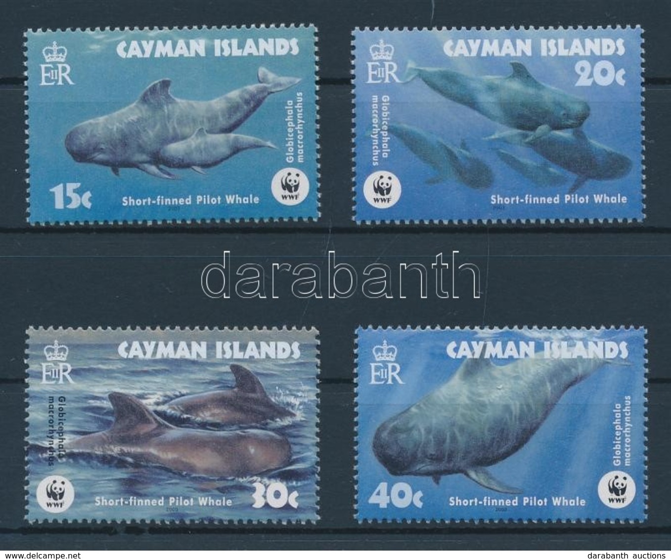 ** 2003 WWF Bálnák Sor Mi 970-973 + Sor 4 FDC-n - Other & Unclassified