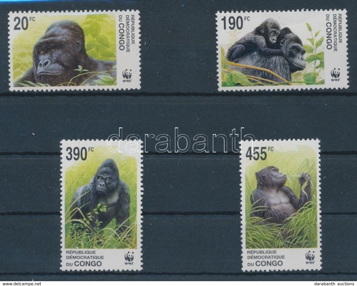 ** 2002 WWF Gorilla Sor Mi 1708-1711 - Autres & Non Classés