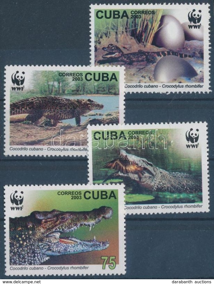 ** 2003 WWF Krokodil Sor Mi 4553 - 4556 - Other & Unclassified