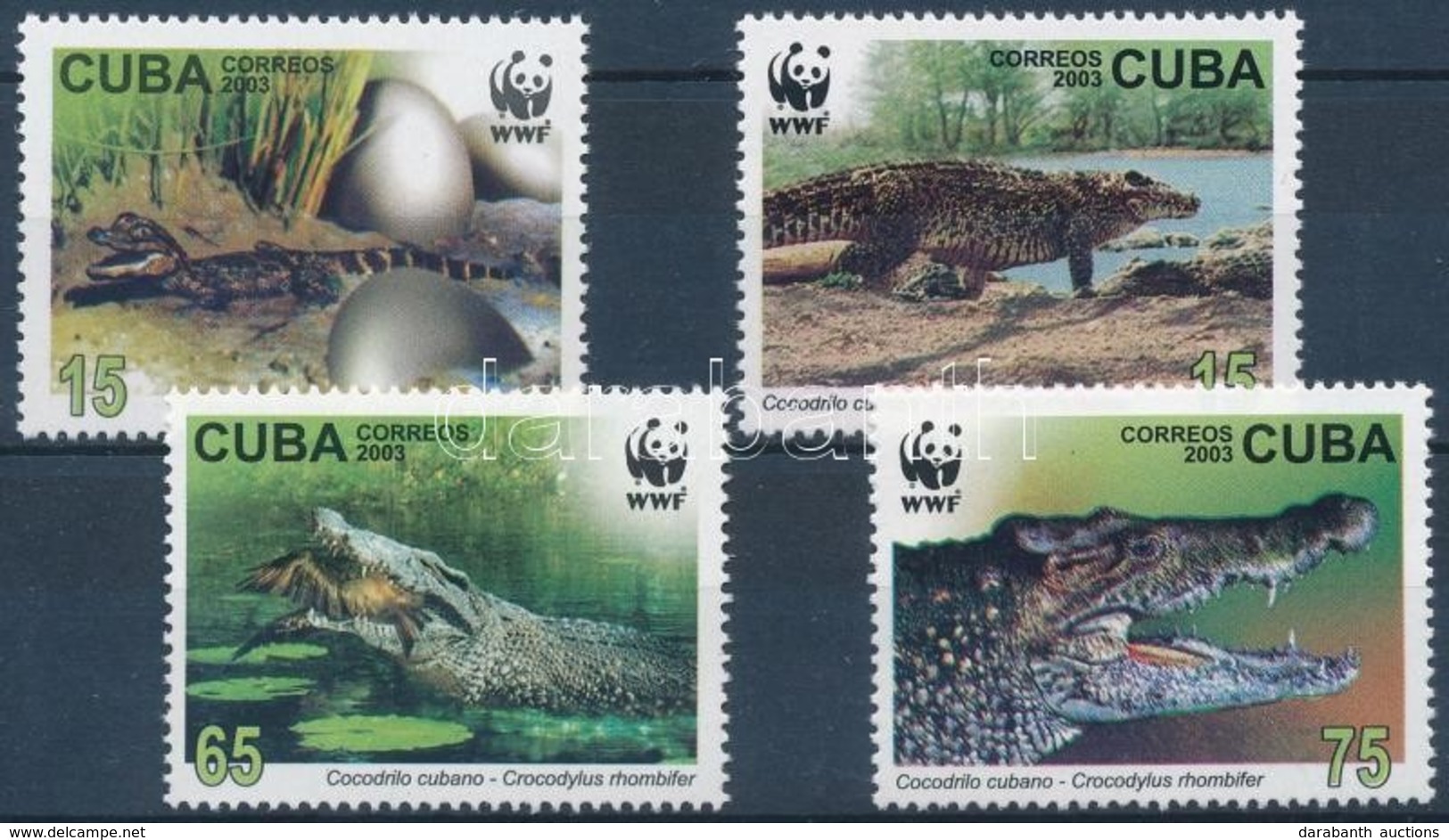 ** 2003 WWF: Krokodil Sor Mi 4553-4556 - Other & Unclassified