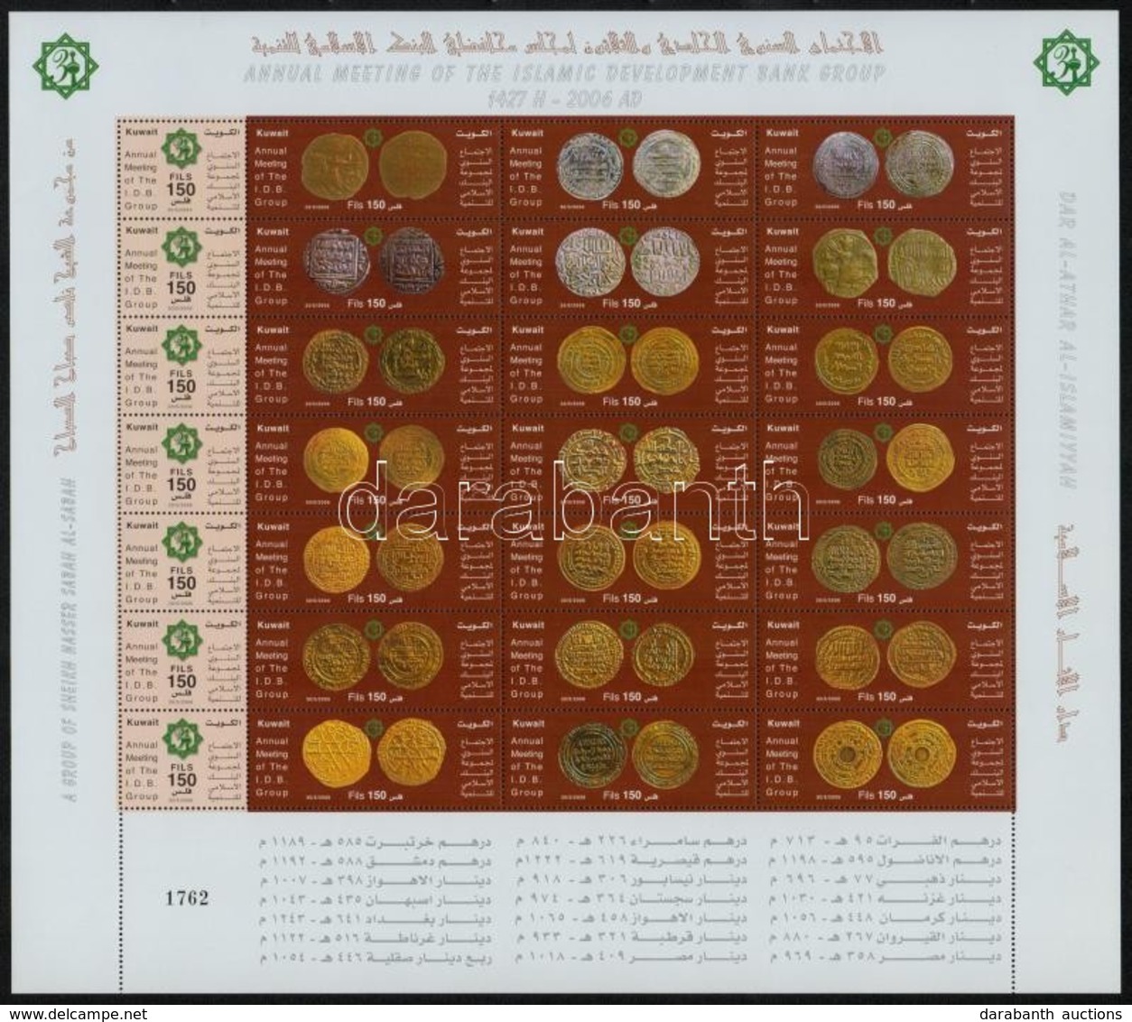 ** 2006 Régi Pénzek Kisívsor,
Numismatics Minisheet Set
Mi 1861-1904 - Autres & Non Classés