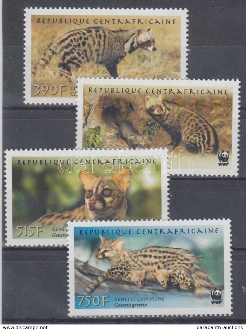 ** 2007 WWF Afrikai Cibetmacska Sor Mi 2948-2951 - Sonstige & Ohne Zuordnung