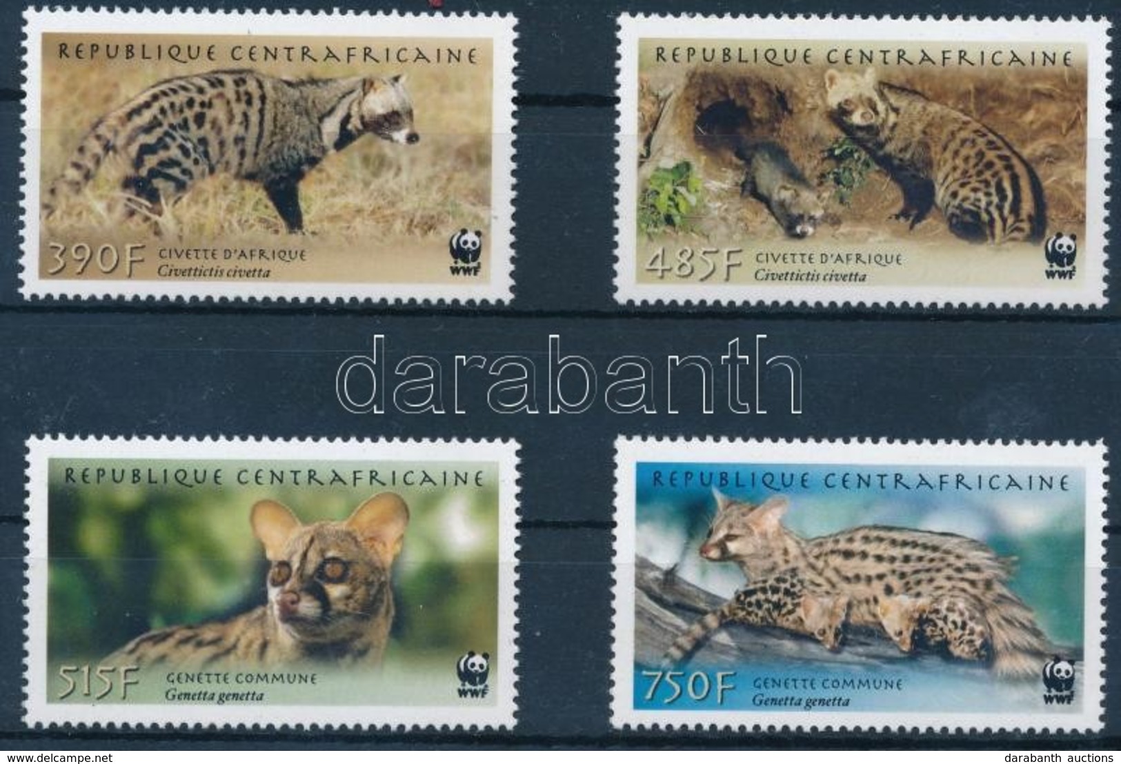 ** 2007 WWF: Közönséges Petymeg Sor + Sor 4 FDC-n Mi 29481IA-2951IA - Sonstige & Ohne Zuordnung