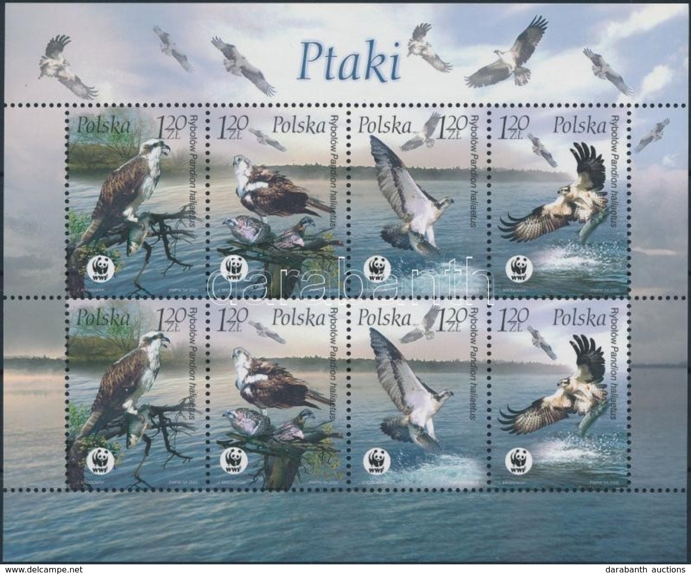 ** 2003 WWF Madarak Mi 4079 - 4082 Kisív - Sonstige & Ohne Zuordnung