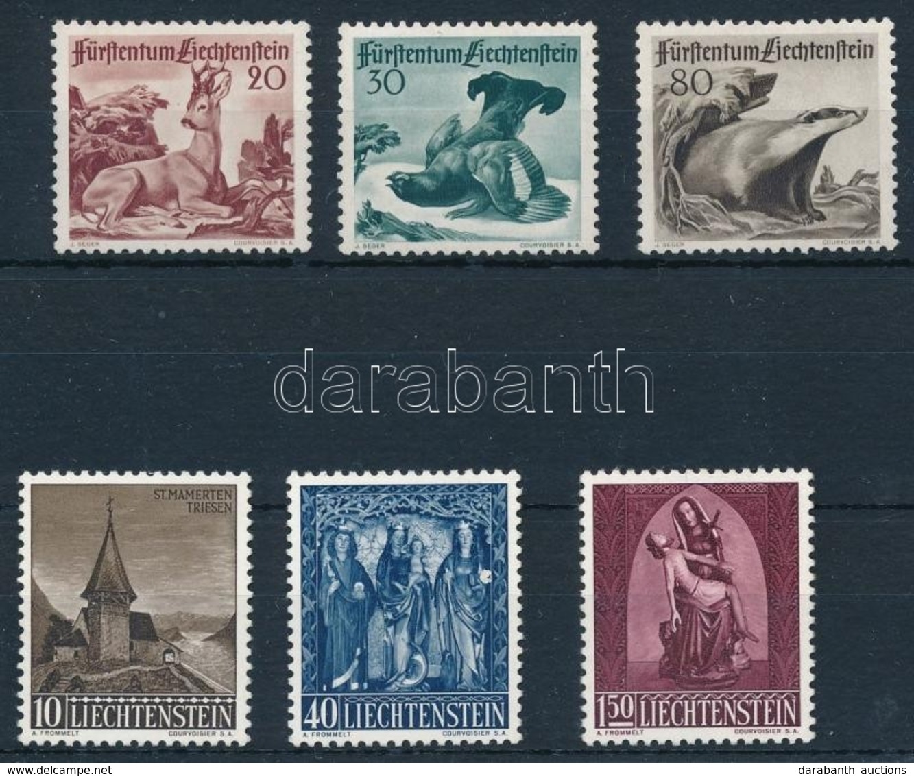 ** 1950-1957 Mi 285-287 + Mi 362-364 (Mi EUR 120,-) - Altri & Non Classificati