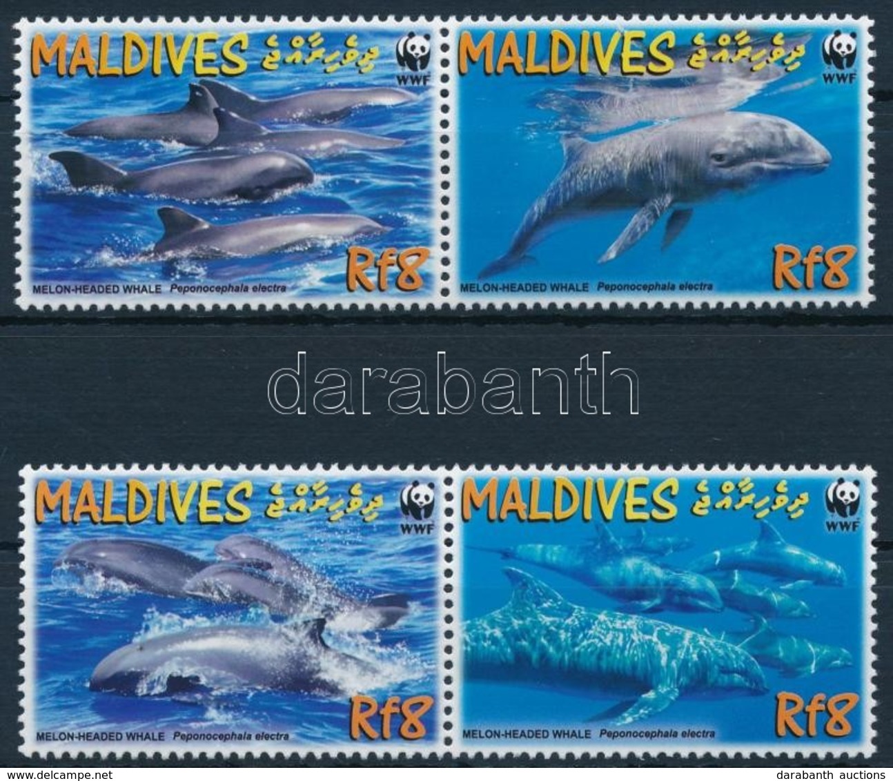 ** 2009 WWF: Delfinek Sor Párokban Mi 4768-4771 - Other & Unclassified