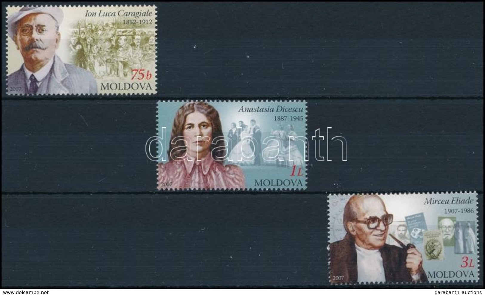 ** 2007 Híres Ember Sor,
Famous People Set
Mi 597-599 - Sonstige & Ohne Zuordnung