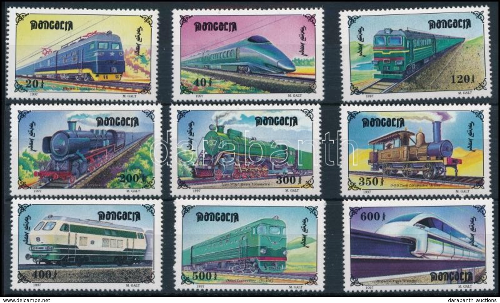 ** 1997 Vonat Sor,
Train Set
Mi 2692-2700 - Other & Unclassified