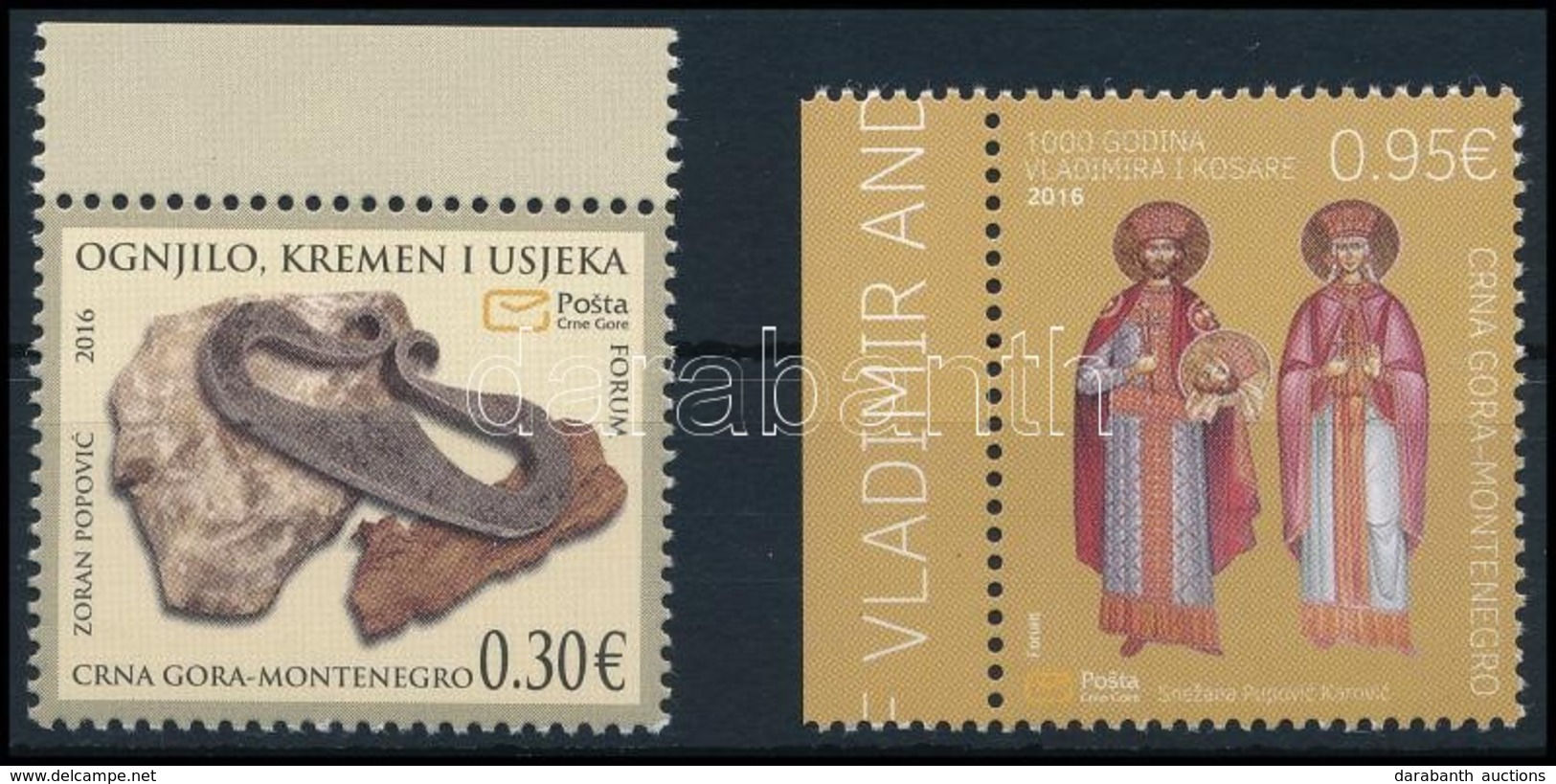 ** 2016 Történelmi ökörség Sor,
Historical Heritage Set
Mi 397-398 - Other & Unclassified