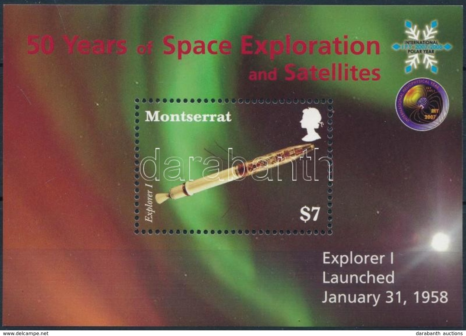 ** 2008 Űrkutatás Blokk,
Space Exploration Block
Mi 123 - Other & Unclassified