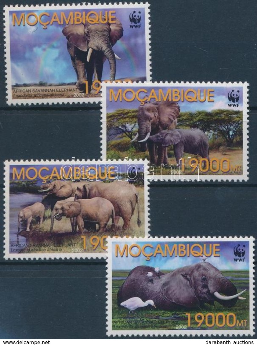 ** 2002 WWF Afrikai Elefánt Sor Mi 2393-2396 - Other & Unclassified