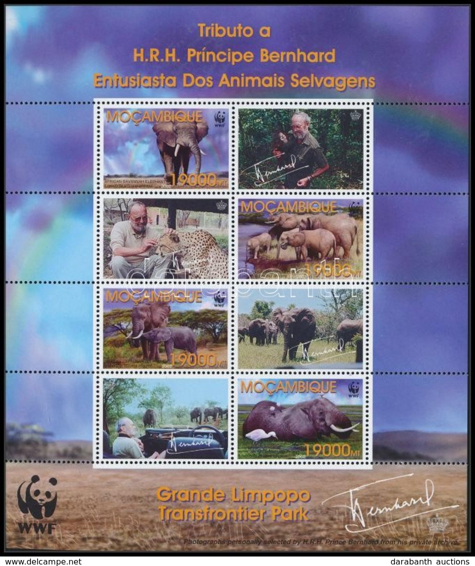 ** 2002 WWF: Afrikai Elefánt Kisív Mi 2393-2396 - Sonstige & Ohne Zuordnung