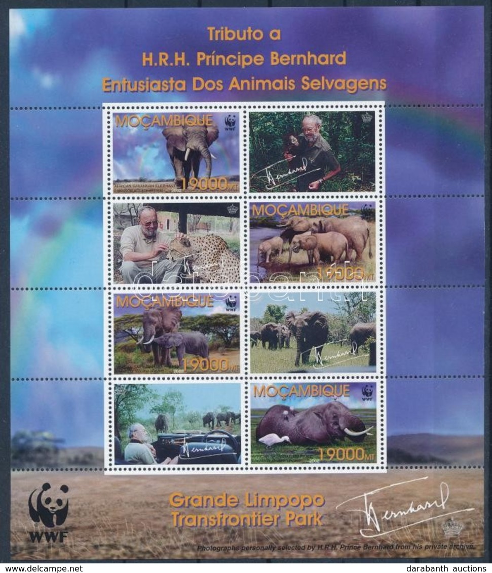 ** 2002 WWF: Afrikai Elefánt Kisív Mi 2393-2396 - Sonstige & Ohne Zuordnung