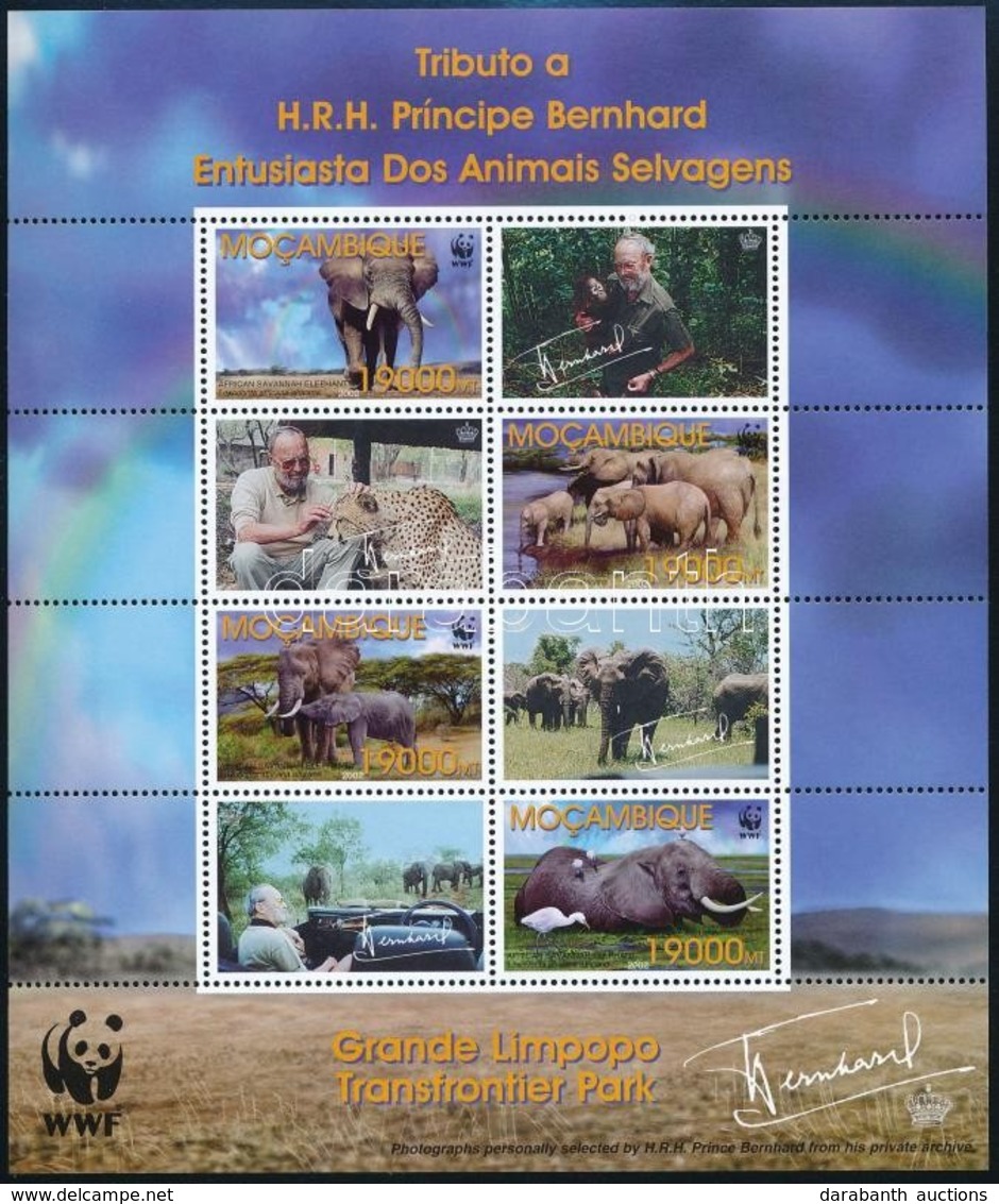 ** 2002 WWF: Afrikai Elefánt Kisív Mi 2393-2396 - Sonstige & Ohne Zuordnung